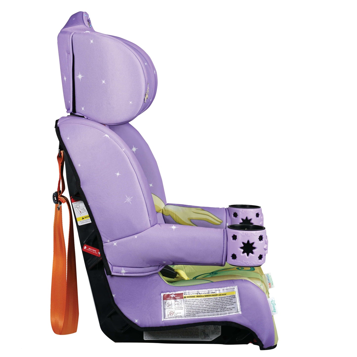 Princess Tiana 2-in-1 Harness Booster Car Seat