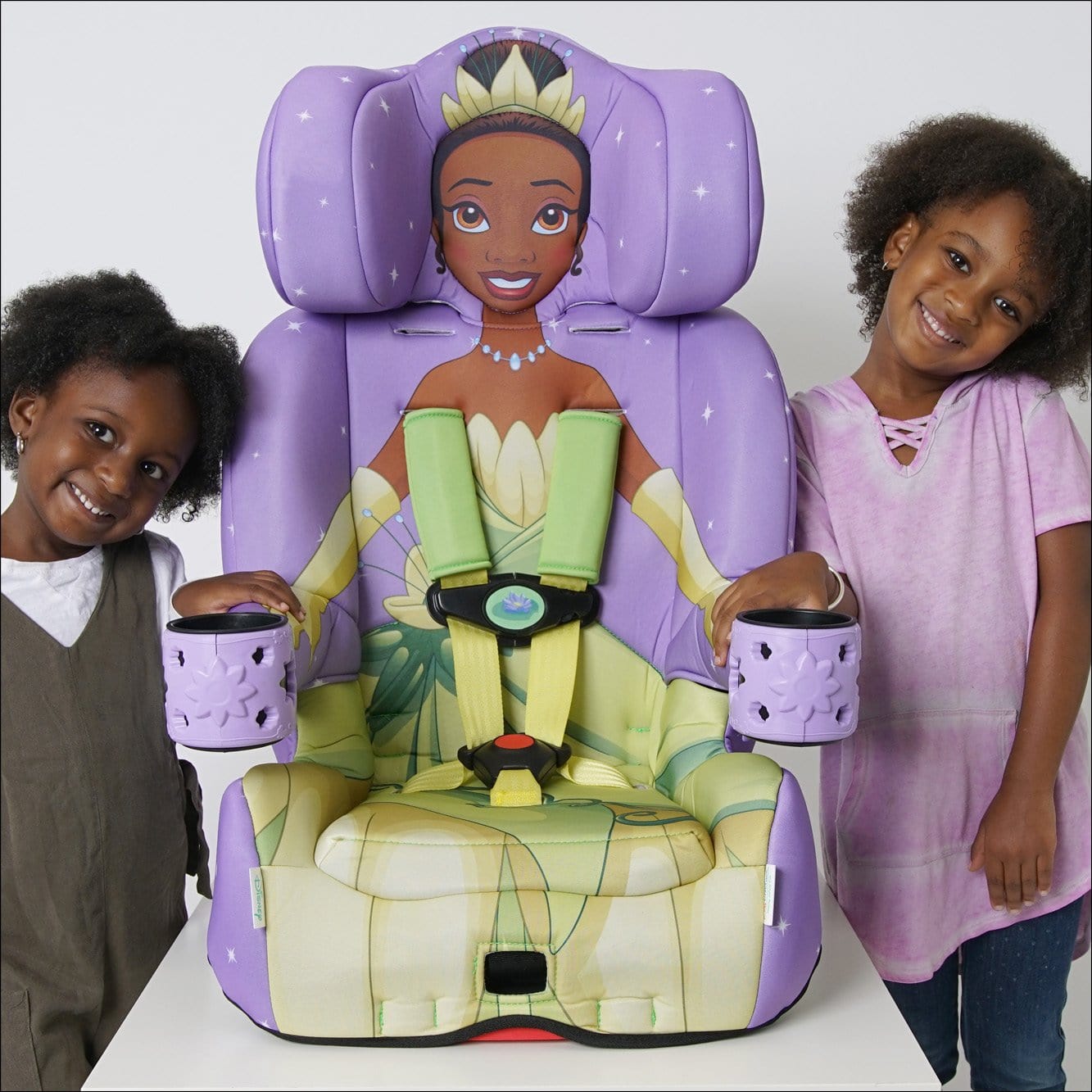 Princess Tiana 2-in-1 Harness Booster Car Seat